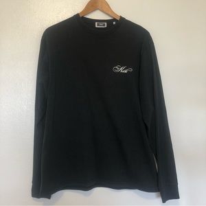Kith Mens Long Sleeve Script Shirt S